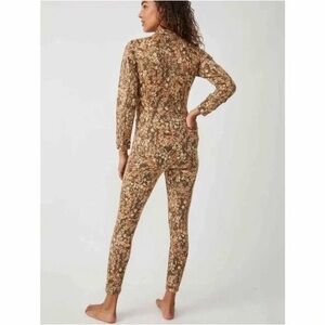 Free People Lennox Floral Print Jumpsuit Size XS